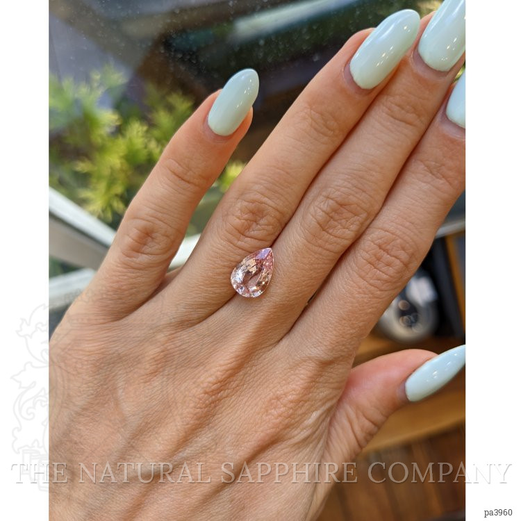 4.17 Ct. Padparadscha Sapphire from Ceylon (Sri Lanka)