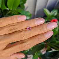 1.30 Ct. Padparadscha Sapphire from Ceylon (Sri Lanka) Life Style