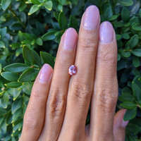 1.07 Ct. Padparadscha Sapphire from Ceylon (Sri Lanka) Life Style