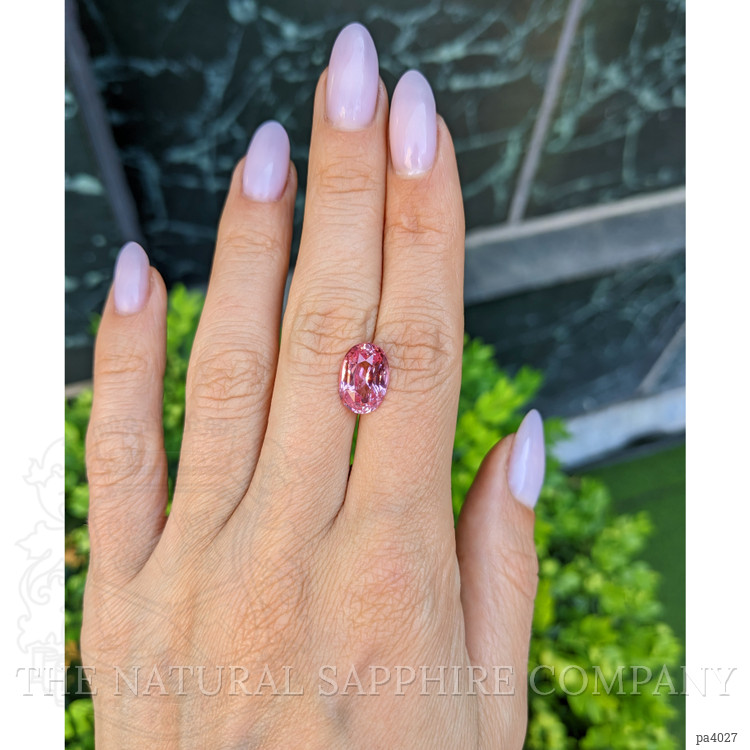 5.15 Ct. Padparadscha Sapphire from Ceylon (Sri Lanka)