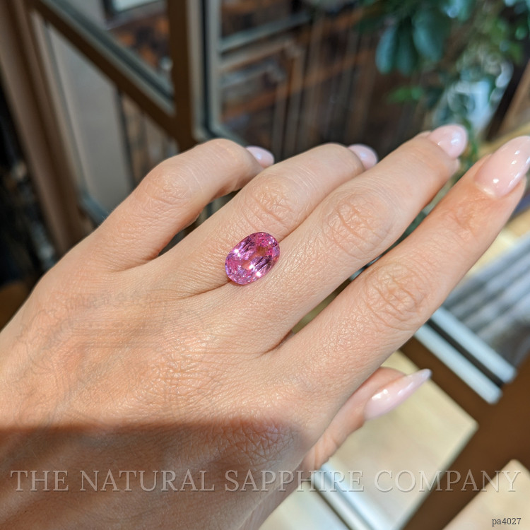 5.15 Ct. Padparadscha Sapphire from Ceylon (Sri Lanka)