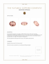 8.08 Ct. Sapphire from Madagascar Appraisal