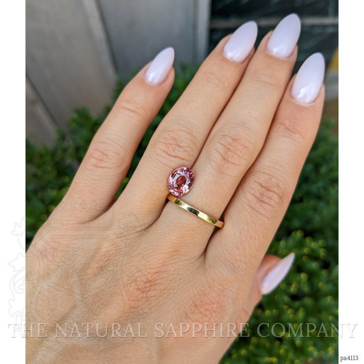 2.82 Ct. Padparadscha Sapphire from Ceylon (Sri Lanka)