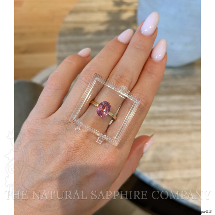 2.82 Ct. Padparadscha Sapphire from Ceylon (Sri Lanka)