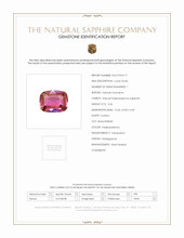 3.36 Ct. Padparadscha Sapphire from Madagascar Scan Report