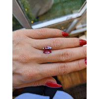3.36 Ct. Padparadscha Sapphire from Madagascar Life Style