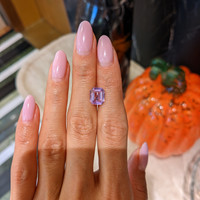 3.24 Ct. Padparadscha Sapphire from Madagascar Life Style