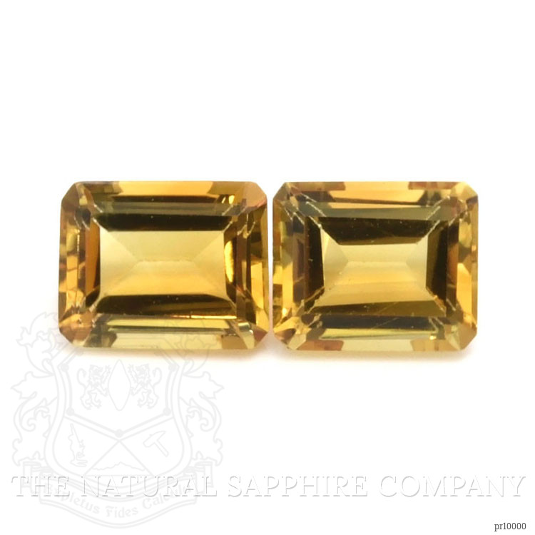 8.48 Ct.Tw. Citrine Pair from Brazil