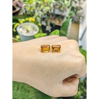 8.48 Ct.Tw.Total Carat Weight Citrine Pair from Brazil Life Style