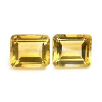 8.78 Ct.Tw.Total Carat Weight Citrine Pair from Brazil Video