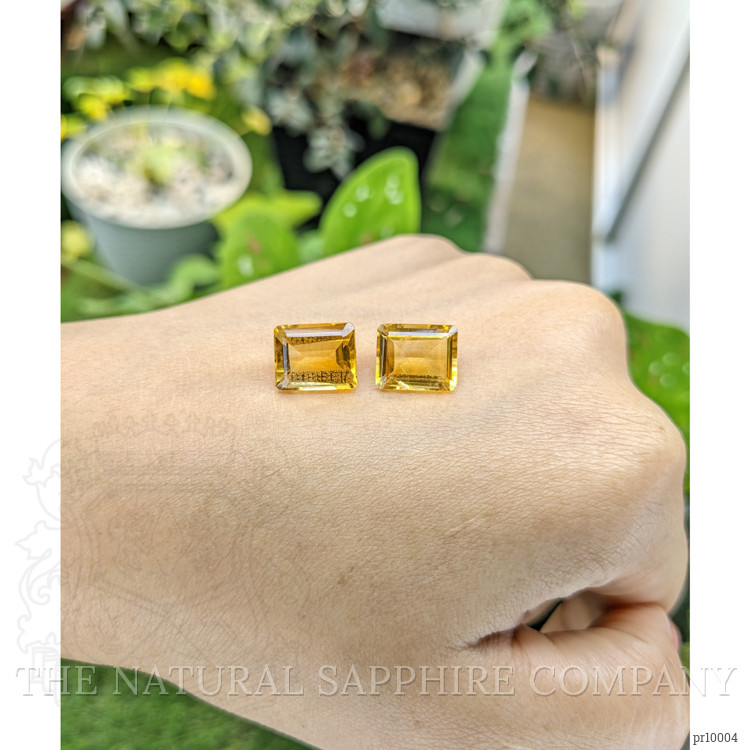 8.05 Ct.Tw. Citrine Pair from Brazil