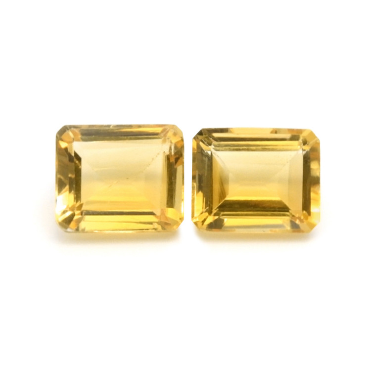 8.26 Ct.Tw. Citrine Pair from Brazil