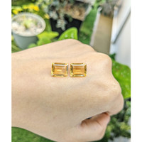 7.49 Ct.Tw.Total Carat Weight Citrine Pair from Brazil Life Style