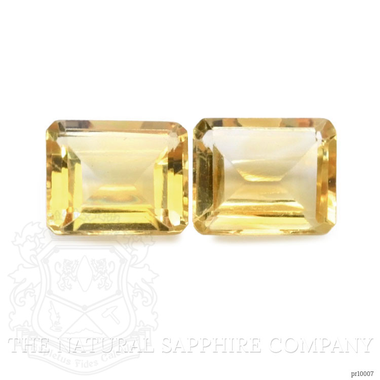 7.74 Ct.Tw. Citrine Pair from Brazil