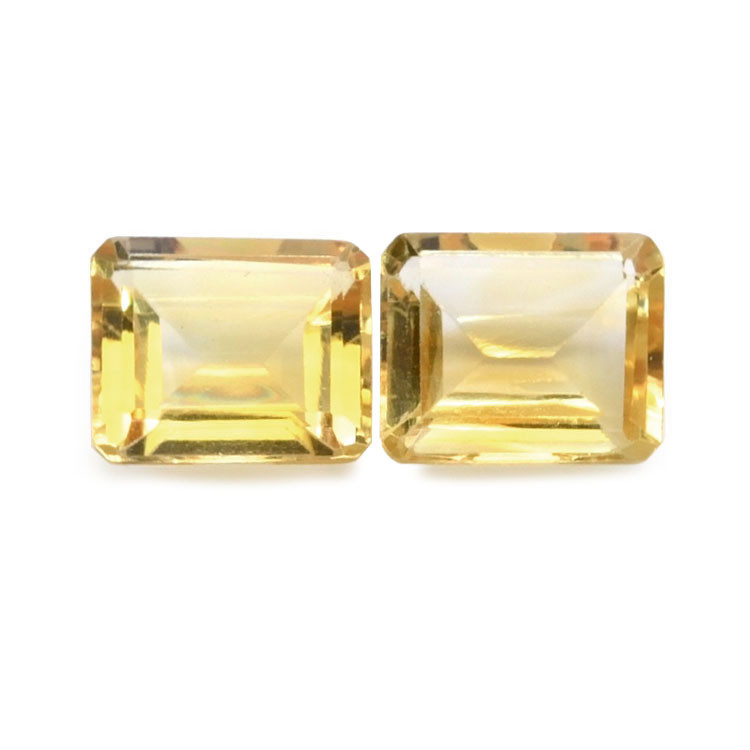 7.74 Ct.Tw. Citrine Pair from Brazil