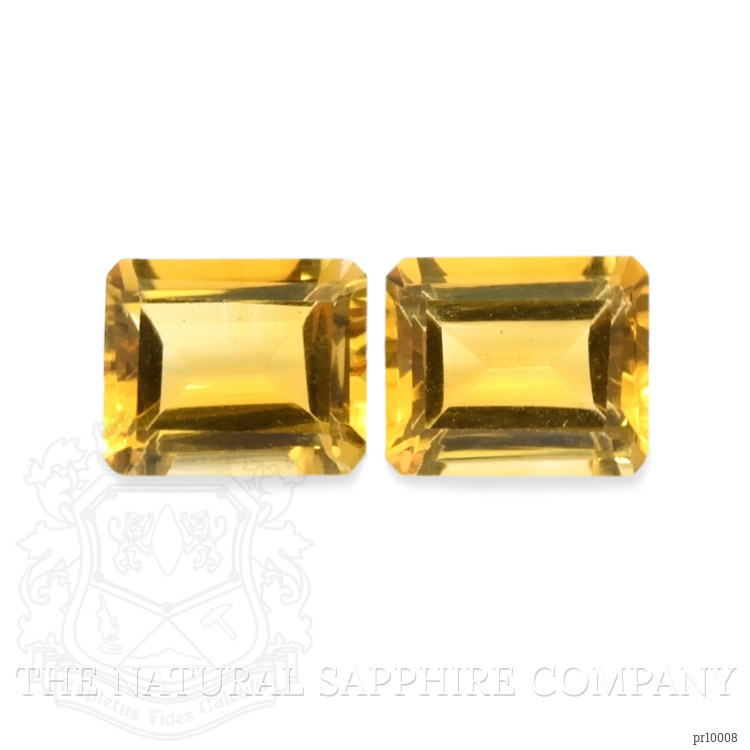 7.69 Ct.Tw. Citrine Pair from Brazil