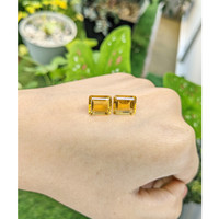 7.69 Ct.Tw.Total Carat Weight Citrine Pair from Brazil Life Style
