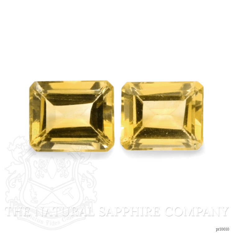 8.65 Ct.Tw. Citrine Pair from Brazil