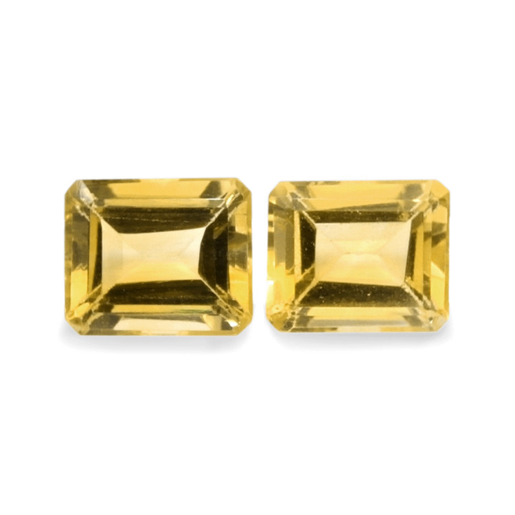 8.65 Ct.Tw. Citrine Pair from Brazil