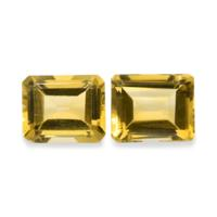 8.30 Ct.Tw.Total Carat Weight Citrine Pair from Brazil Video
