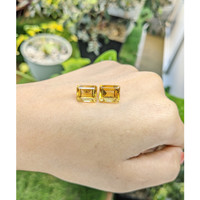 9.58 Ct.Tw.Total Carat Weight Citrine Pair from Brazil Life Style
