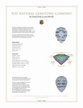 1.66 Ct.Tw.Total Carat Weight Topaz Pair from Ceylon (Sri Lanka) 3 D Scan Report