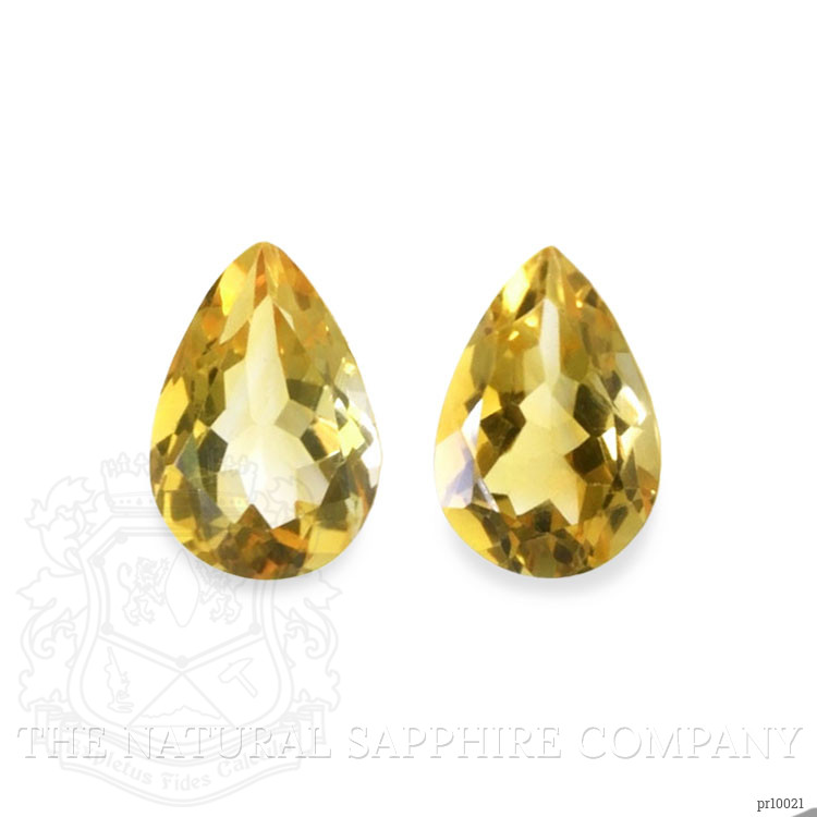 7.72 Ct.Tw. Citrine Pair from Brazil