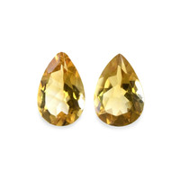 6.54 Ct.Tw.Total Carat Weight Citrine Pair from Brazil Video