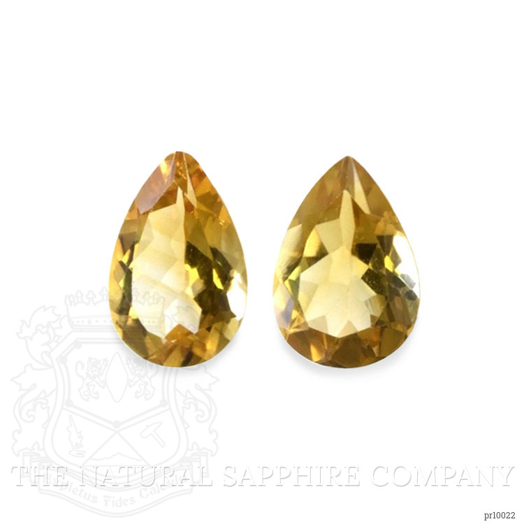 6.54 Ct.Tw. Citrine Pair from Brazil
