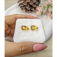 6.54 Ct.Tw.Total Carat Weight Citrine Pair from Brazil Life Style