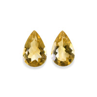 6.05 Ct.Tw.Total Carat Weight Citrine Pair from Brazil Video