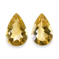 6.05 Ct.Tw.Total Carat Weight Citrine Pair from Brazil Video