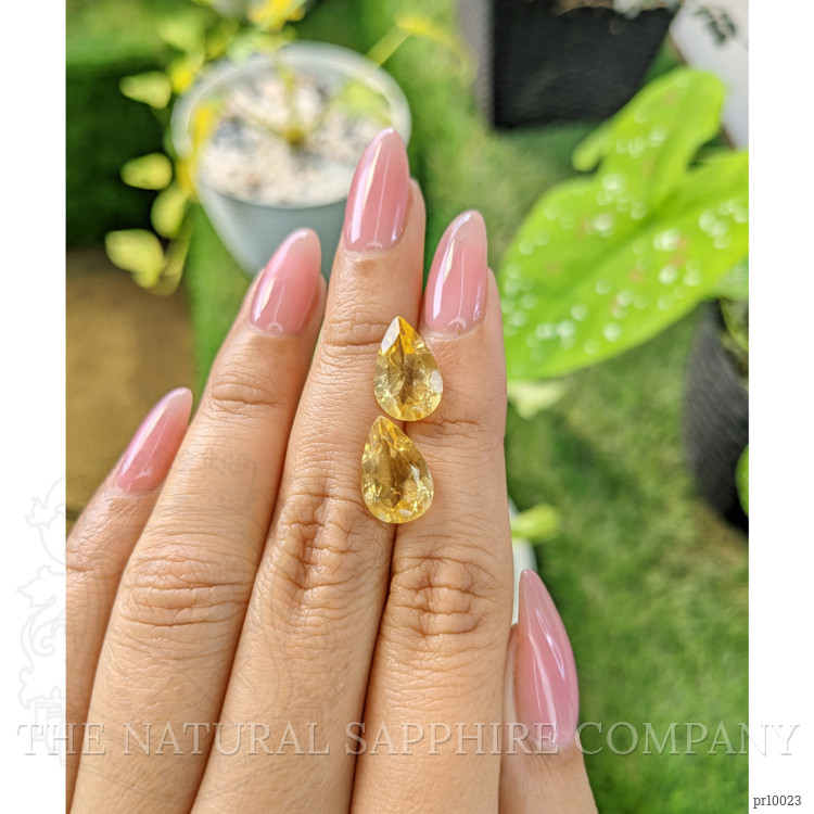 6.05 Ct.Tw. Citrine Pair from Brazil