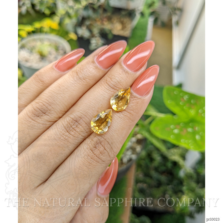 6.05 Ct.Tw. Citrine Pair from Brazil
