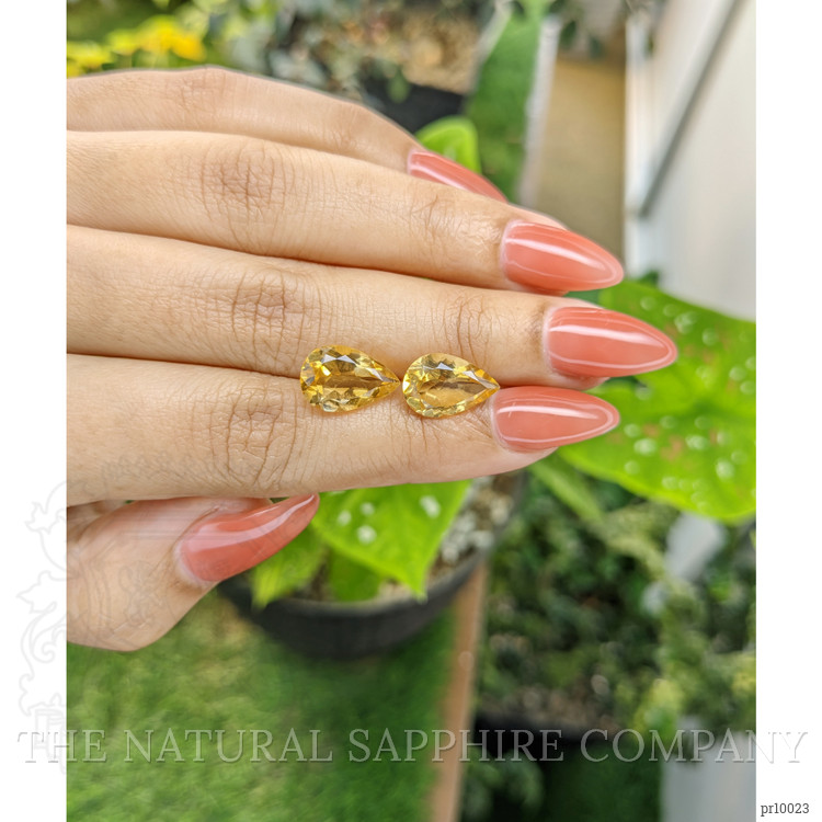 6.05 Ct.Tw. Citrine Pair from Brazil