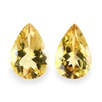 6.54 Ct.Tw.Total Carat Weight Citrine Pair from Brazil Video