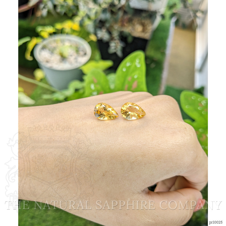 6.54 Ct.Tw. Citrine Pair from Brazil
