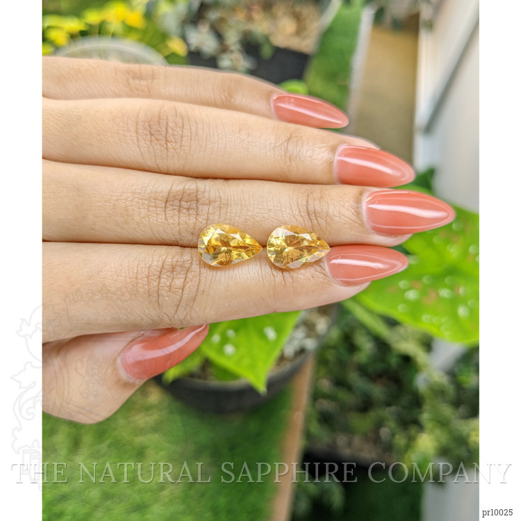 6.54 Ct.Tw. Citrine Pair from Brazil