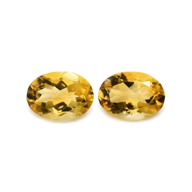 9.84 Ct.Tw. Citrine Pair from Brazil