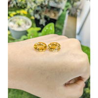 9.84 Ct.Tw.Total Carat Weight Citrine Pair from Brazil Life Style