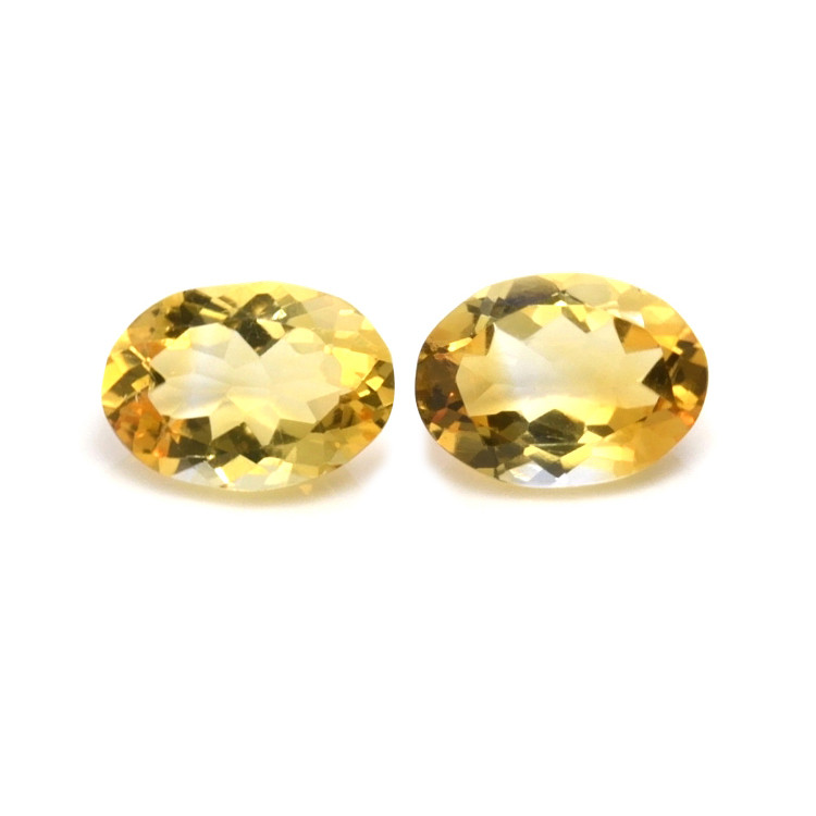 9.28 Ct.Tw. Citrine Pair from Brazil