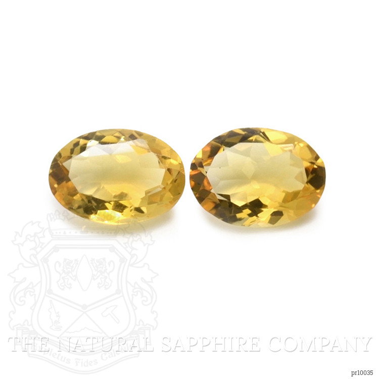 9.52 Ct.Tw. Citrine Pair from Brazil