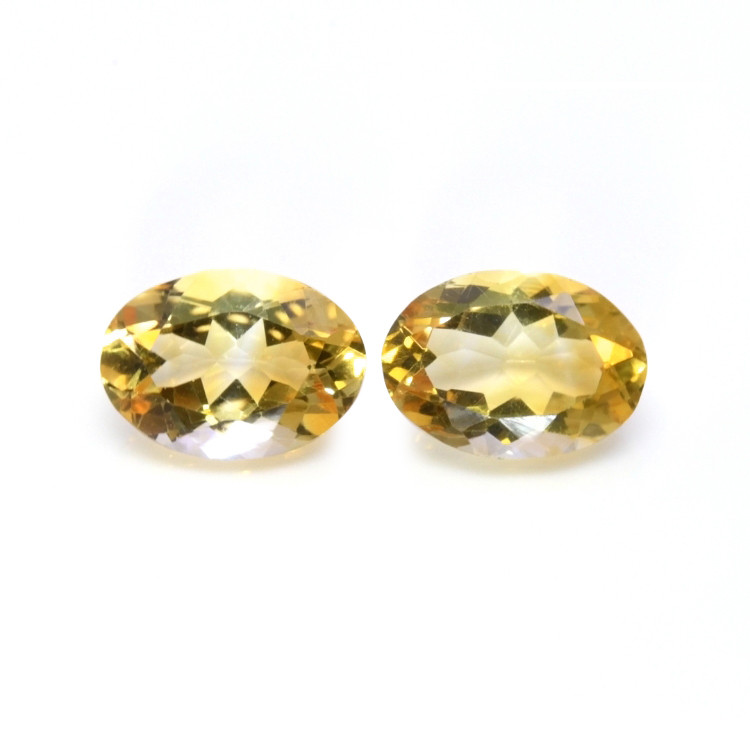 10.57 Ct.Tw. Citrine Pair from Brazil