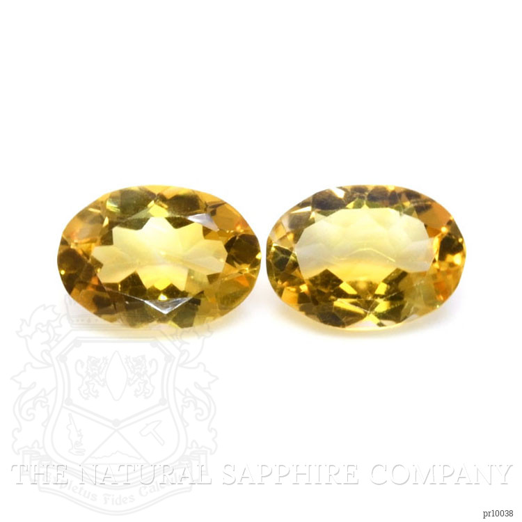 9.47 Ct.Tw. Citrine Pair from Brazil