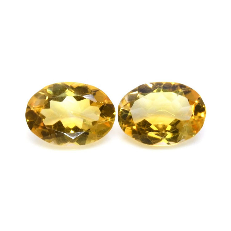 9.47 Ct.Tw. Citrine Pair from Brazil