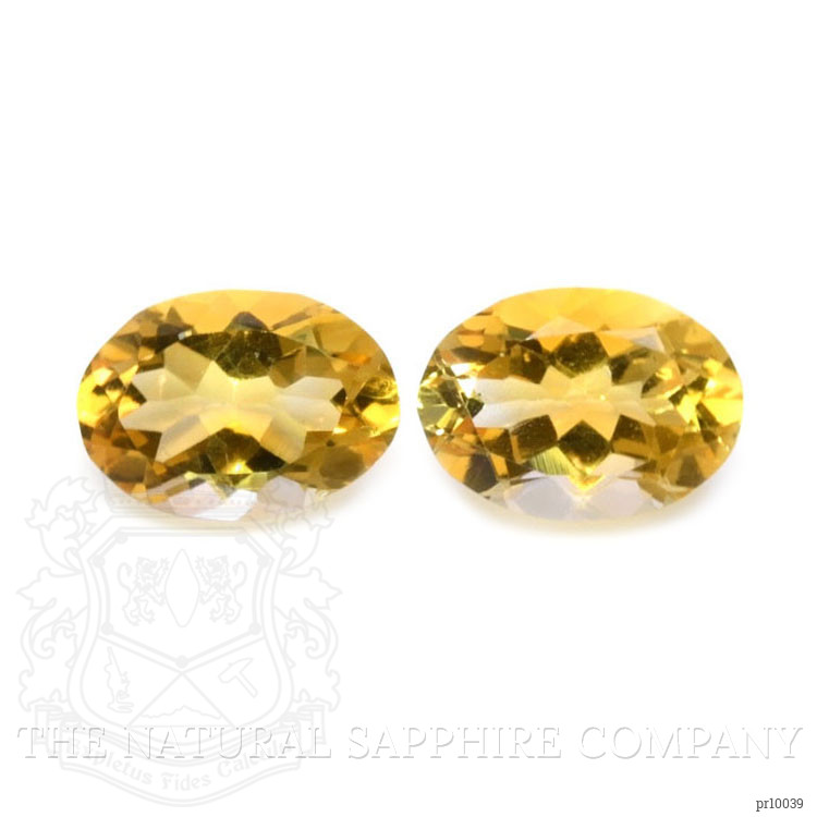 10.05 Ct.Tw. Citrine Pair from Brazil