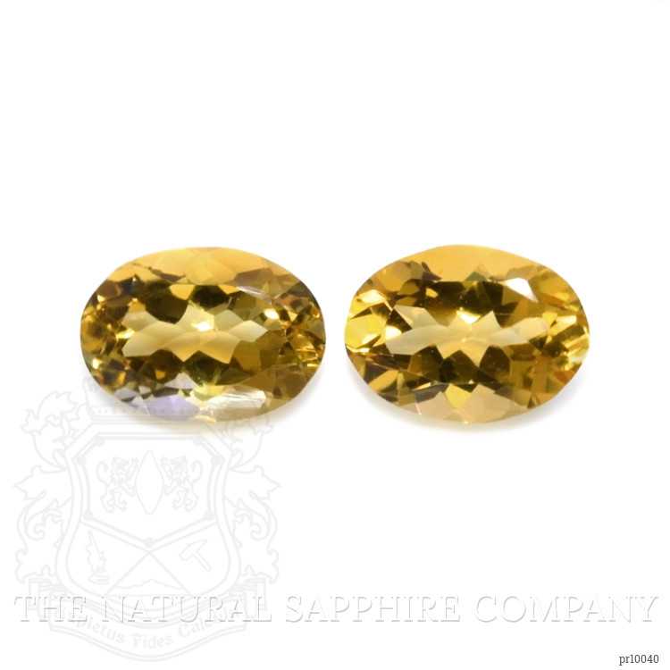 11.19 Ct.Tw. Citrine Pair from Brazil