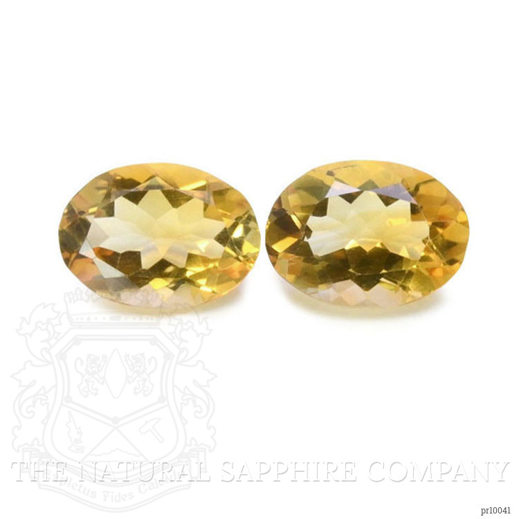 9.72 Ct.Tw. Citrine Pair from Brazil