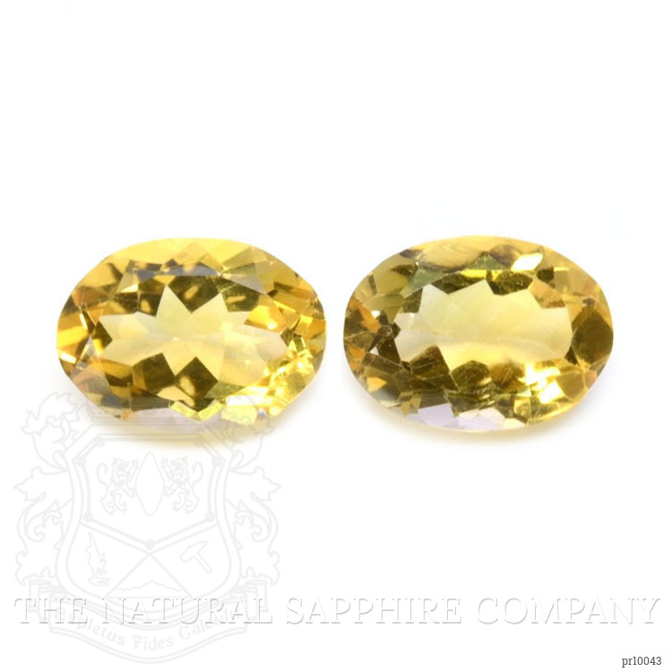 10.84 Ct.Tw. Citrine Pair from Brazil