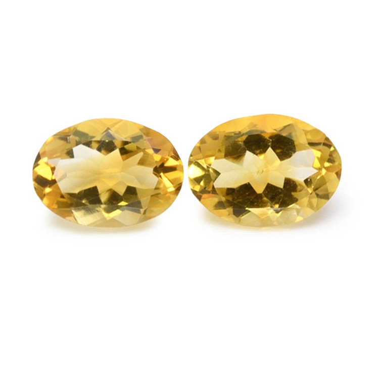 9.64 Ct.Tw. Citrine Pair from Brazil